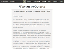 Tablet Screenshot of outpostlarp.com